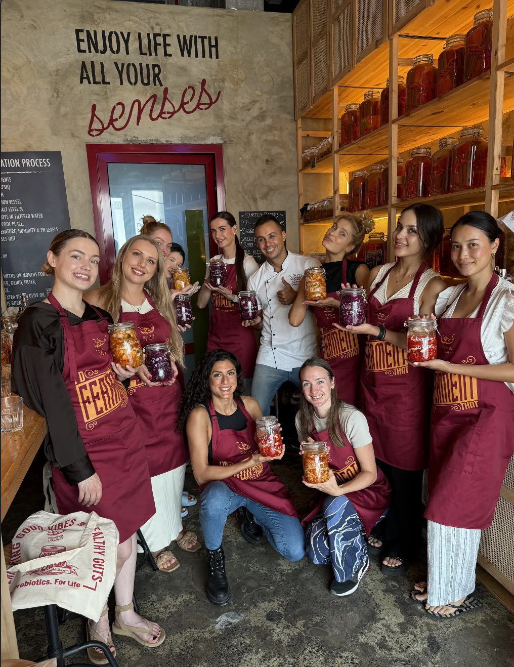 kimchi at home at our Tabchilli workshops